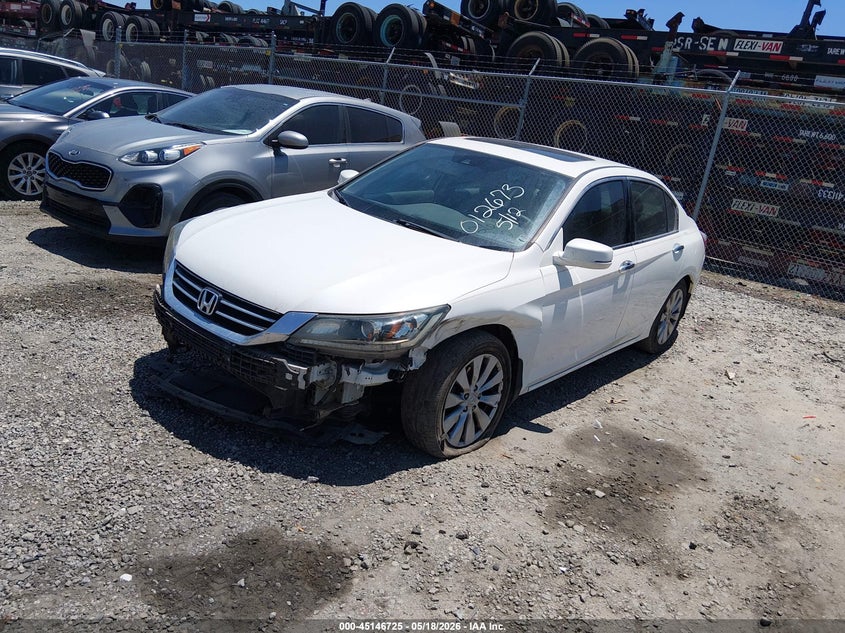 2014 Honda Accord Ex-L V-6 1HGCR3F84EA012673 photo 1