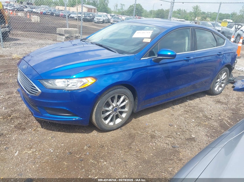 Vin: 3fa6p0hd9hr291323, lot: 45644383, ford fusion se 20172