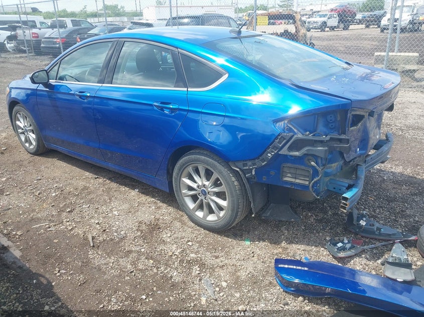 Vin: 3fa6p0hd9hr291323, lot: 45644383, ford fusion se 20173
