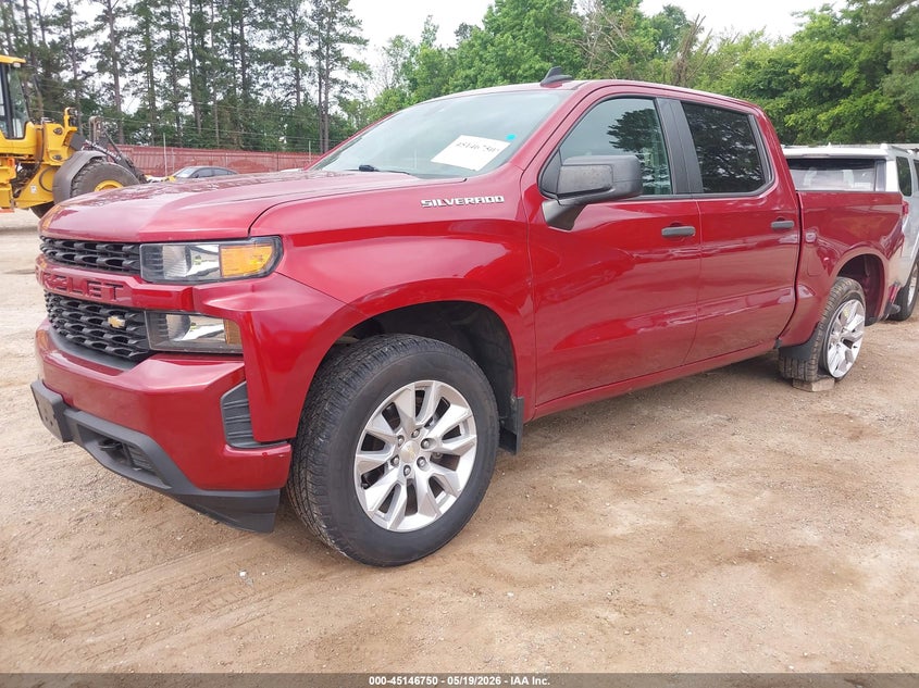 2020 Chevrolet Silverado 1500 2wd  Short Bed Custom 1GCPWBEH6LZ187638 photo 1