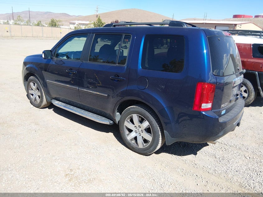 Vin: 5fnyf4h97eb051595, lot: 45644401, honda pilot touring 20143