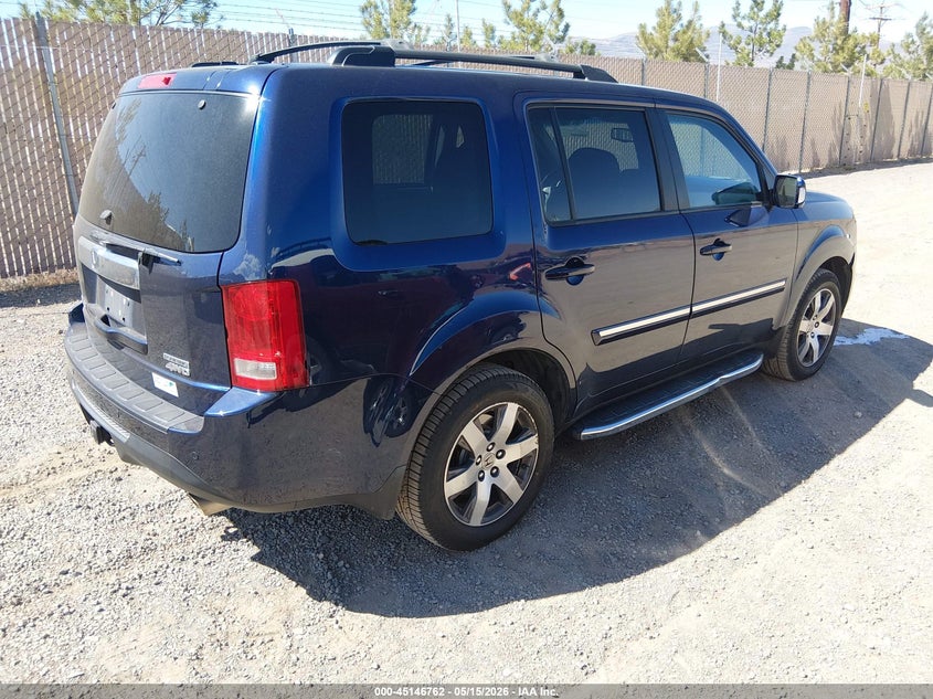 Vin: 5fnyf4h97eb051595, lot: 45644401, honda pilot touring 20144