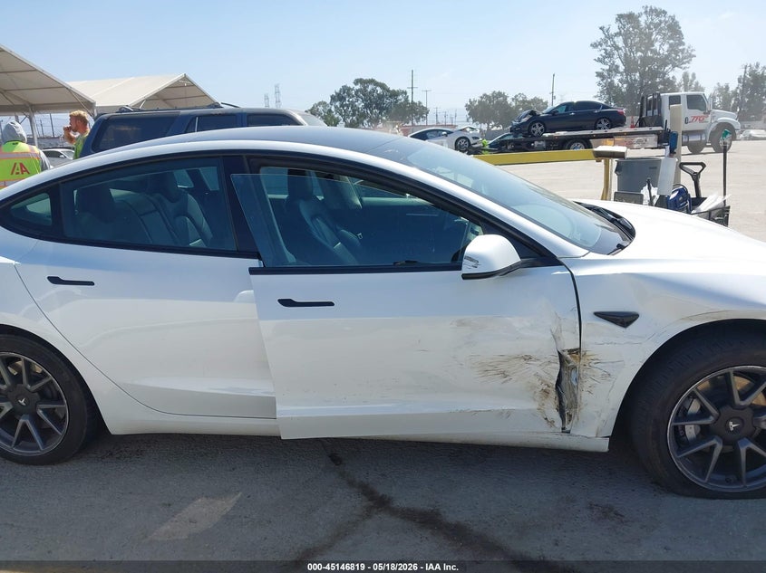 2022 TESLA MODEL 3 SEDAN ELECTRIC