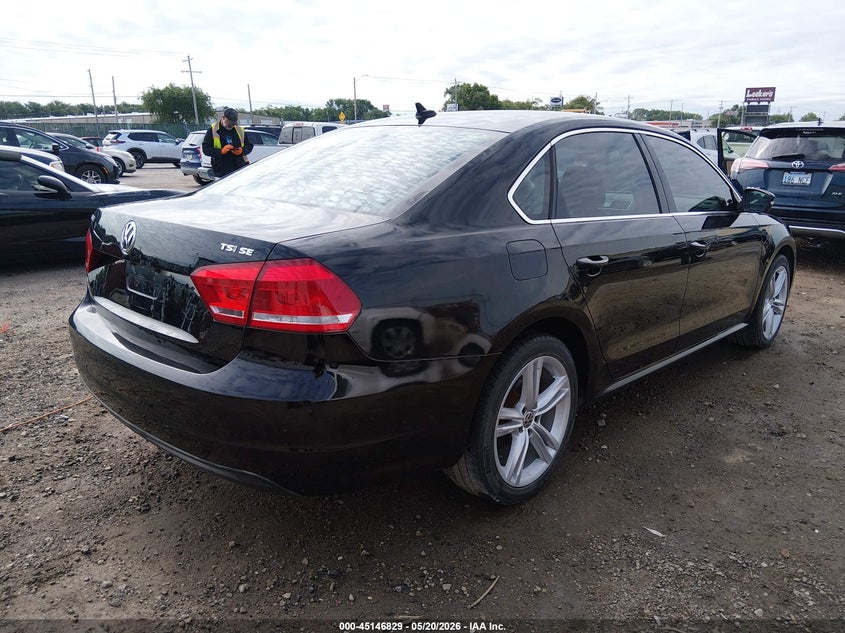 2014 VOLKSWAGEN PASSAT SEDAN 1.8L I-4 DI, DOHC, VVT, TURBO, 170HP