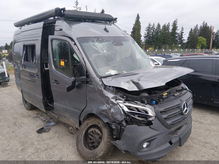 2024 Mercedes-Benz Sprinter 2500 Standard Roof 4-Cyl Diesel Ho VIN: W1W4NBVY6RP706265 Lot: 45146845
