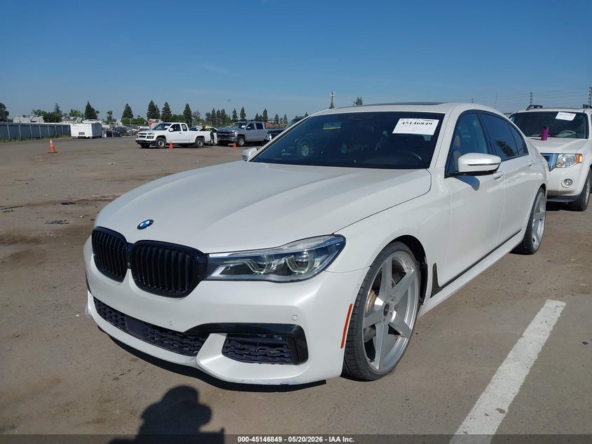 Vin: wba7f0c50hgm20989, lot: 45644488, bmw 750i 20172