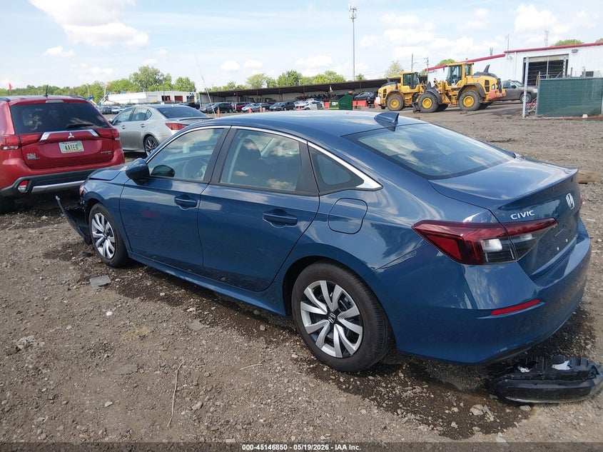 2025 HONDA CIVIC 2.0L I-4 DI, DOHC, V(VIN: 2HGFE2F24SH544744