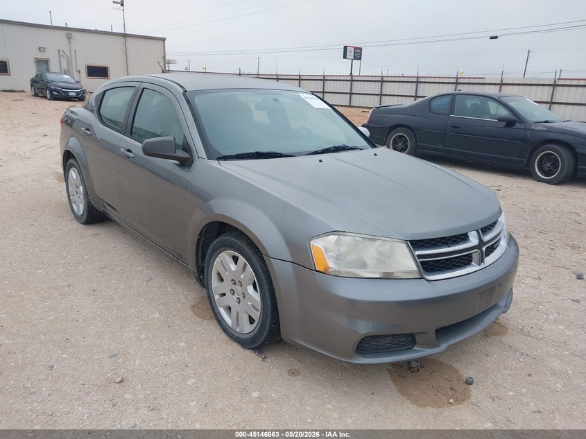 Vin: 1c3cdzab5dn637386, lot: 45644502, dodge avenger se 2013 img_1