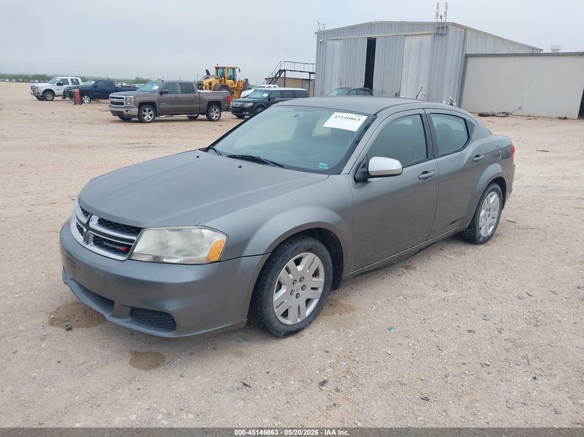 Vin: 1c3cdzab5dn637386, lot: 45644502, dodge avenger se 20132
