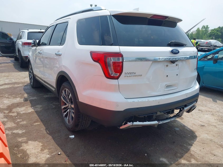 Vin: 1fm5k8ht3hgd90118, lot: 45644537, ford explorer platinum 20173