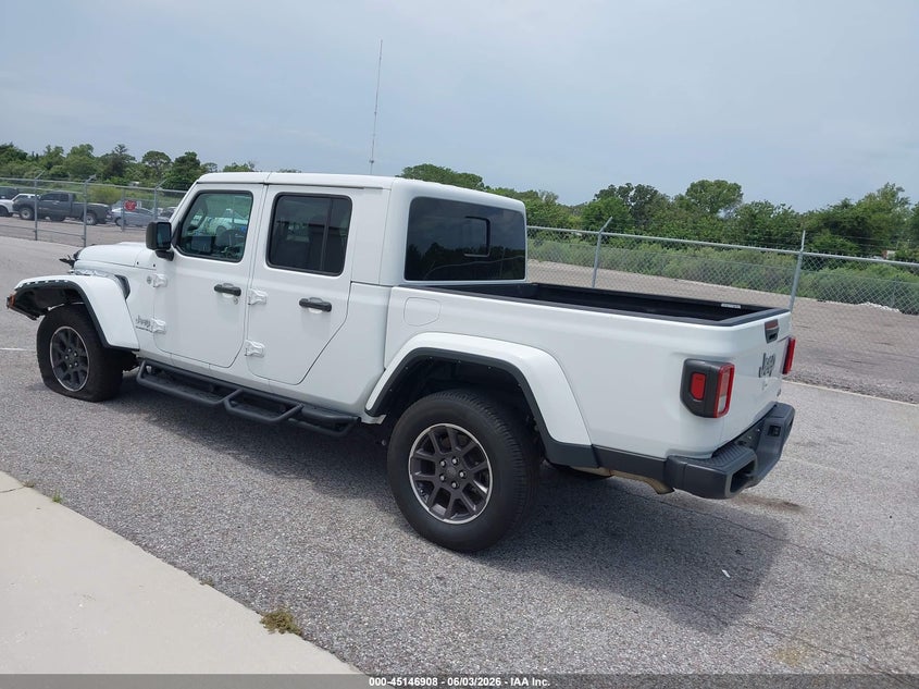Vin: 1c6hjtfgxpl535679, lot: 45644547, jeep gladiator overland 4x4 20233