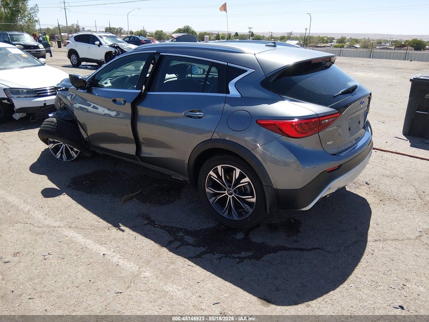 Vin: sjkch5cr1ja056387, lot: 45644562, infiniti qx30 premium 20183