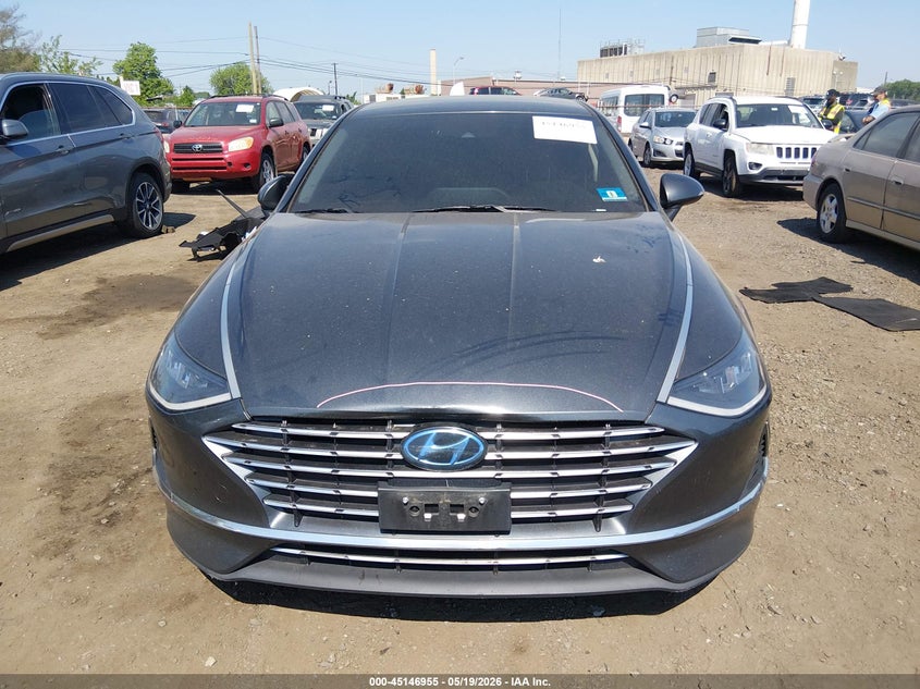 VIN KMHL24JJ2LA009752 2020 HYUNDAI SONATA HYBRID BLUE