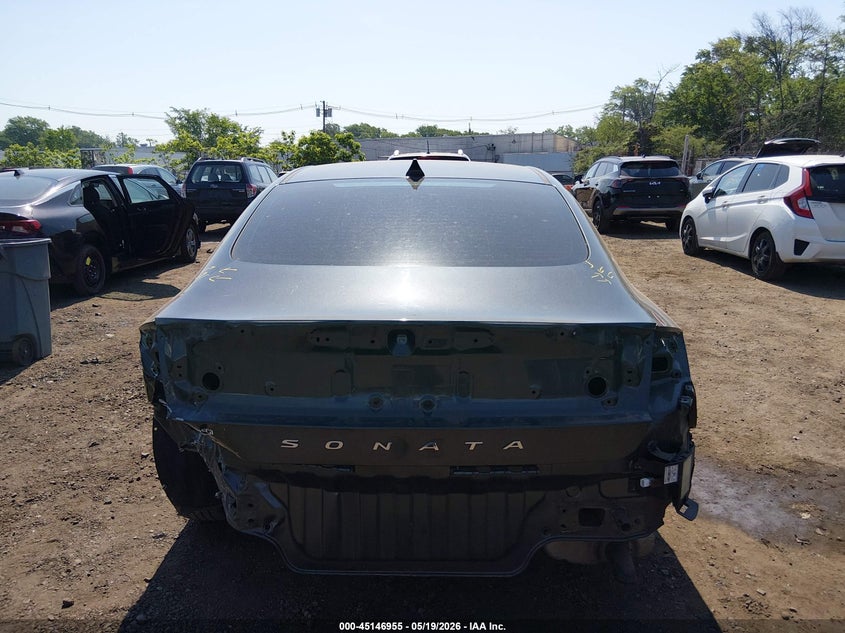 VIN KMHL24JJ2LA009752 2020 HYUNDAI SONATA HYBRID BLUE