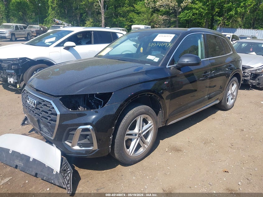 Vin: wa1e2afy6m2140366, lot: 45644613, audi q5 premium plus 55 tfsi e quattro s tronic 20212