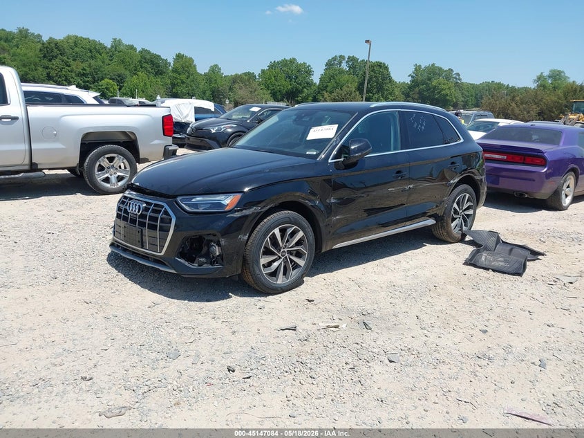 Vin: wa1baafy4m2127721, lot: 45644723, audi q5 premium plus 45 tfsi quattro s tronic 20212