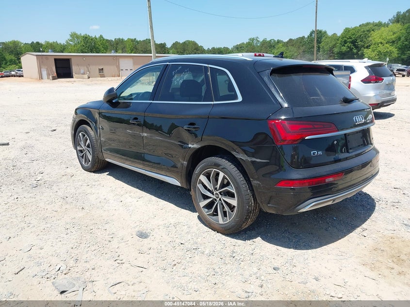 Vin: wa1baafy4m2127721, lot: 45644723, audi q5 premium plus 45 tfsi quattro s tronic 20213