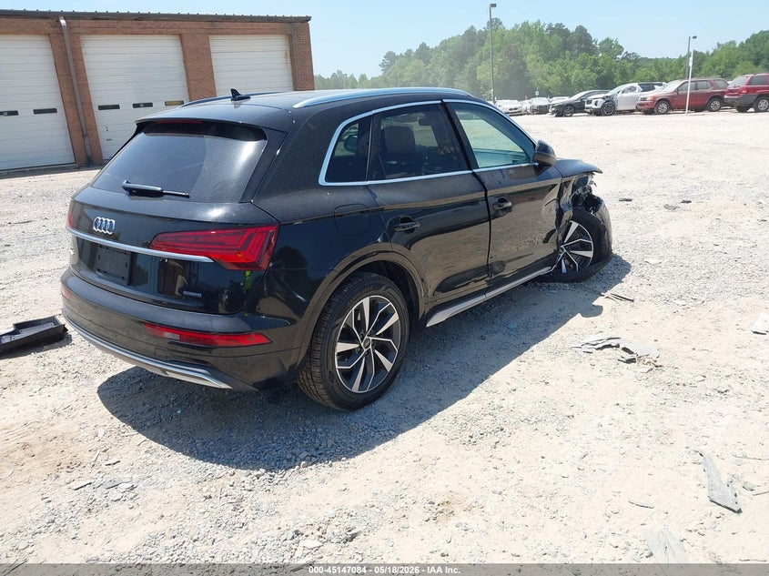 Vin: wa1baafy4m2127721, lot: 45644723, audi q5 premium plus 45 tfsi quattro s tronic 20214