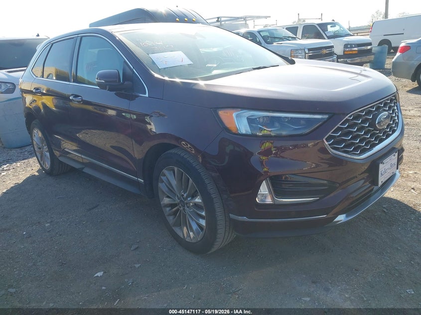 Vin: 2fmpk4k90mba40929, lot: 45644756, ford edge titanium 2021 img_1