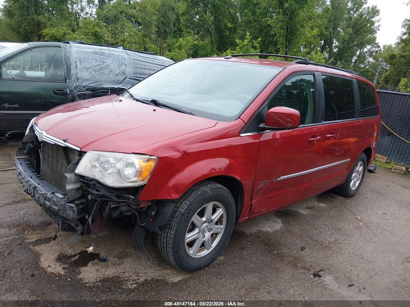 Vin: 2a4rr5d17ar233937, lot: 45644803, chrysler town & country touring 20102