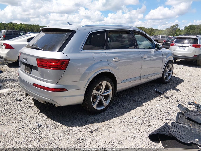 Vin: wa1vaaf7xkd007427, lot: 45644845, audi q7 55 premium 20194