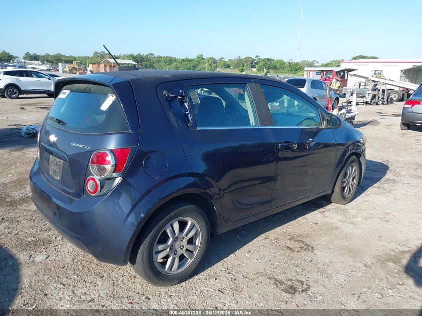 Vin: 1g1jc6shxg4135287, lot: 45644847, chevrolet sonic lt auto 20164