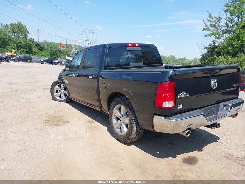 Vin: 3c6rr7ltxhg523925, lot: 45644863, ram 1500 big horn  4x4 5'7 box 20173