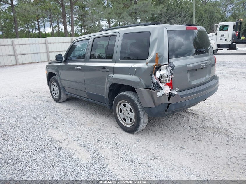 Vin: 1c4njpba5dd229886, lot: 45644875, jeep patriot sport 20133