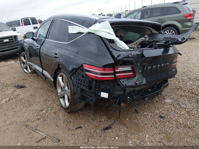 Vin: kmuhbdsb0mu053201, lot: 45644983, genesis gv80 2.5t awd 20213