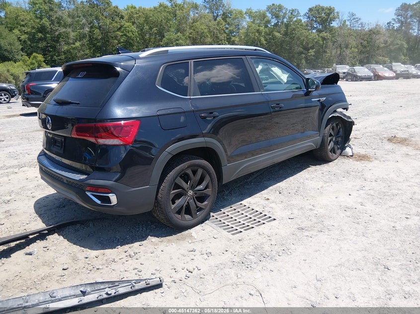 Vin: 3vvtx7b21nm081046, lot: 45645001, volkswagen taos 1.5t se 20224
