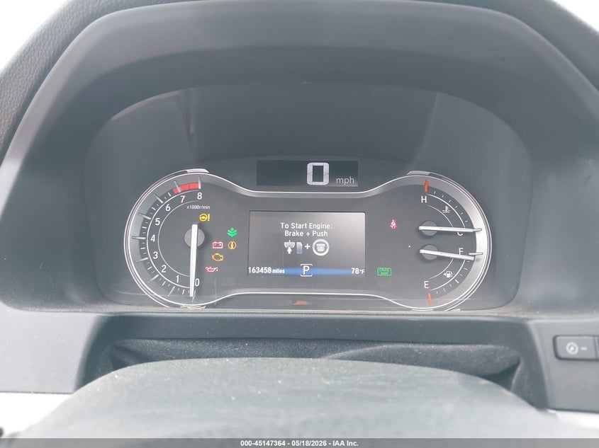 2017 HONDA PILOT auction photo 7