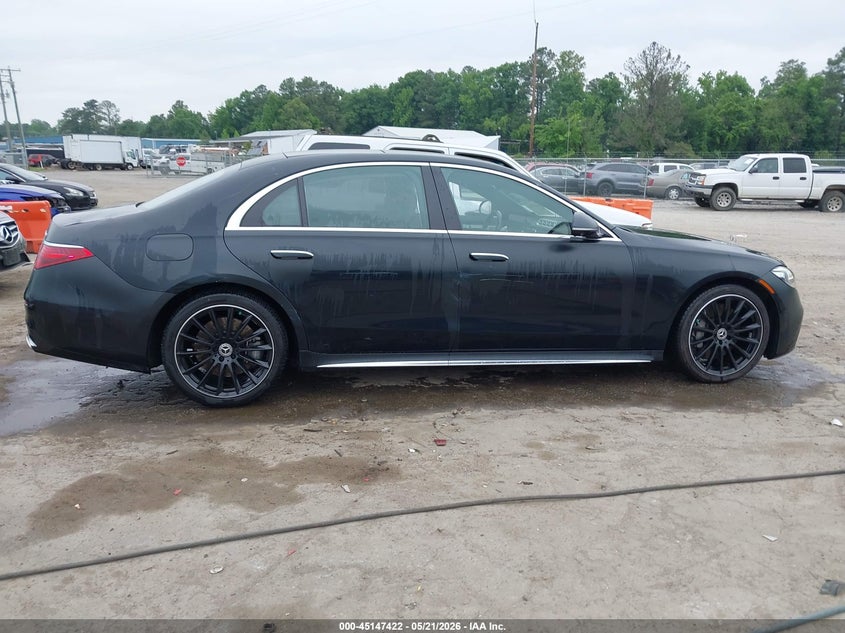 2022 Mercedes-Benz S 580 4Matic VIN: W1K6G7GB7NA133111 Lot: 45147422
