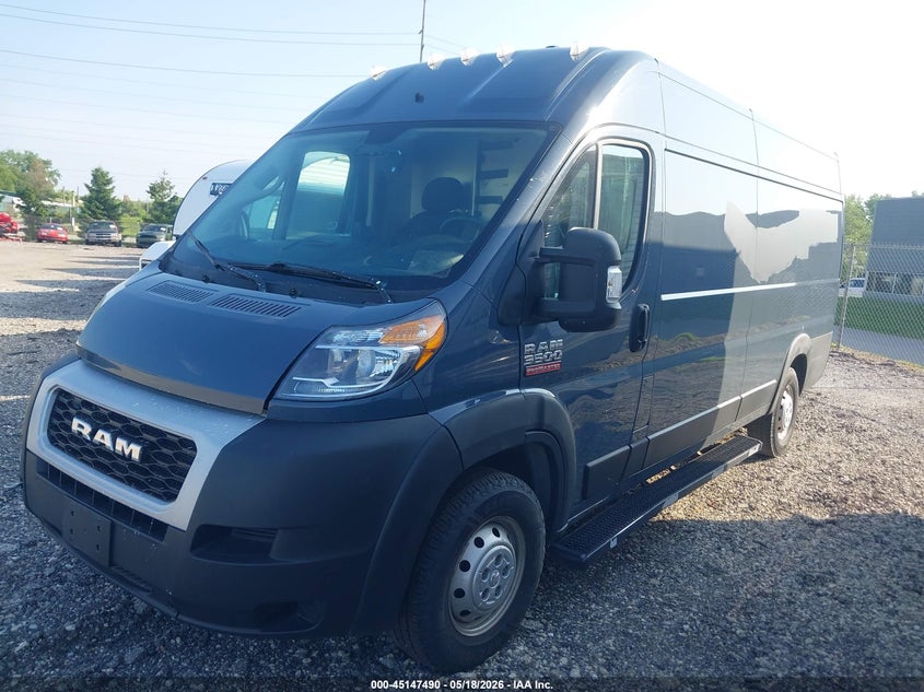 Vin: 3c6urvjg9ke541937, lot: 45645129, ram promaster 3500 cargo van high roof 159 wb ext 20192