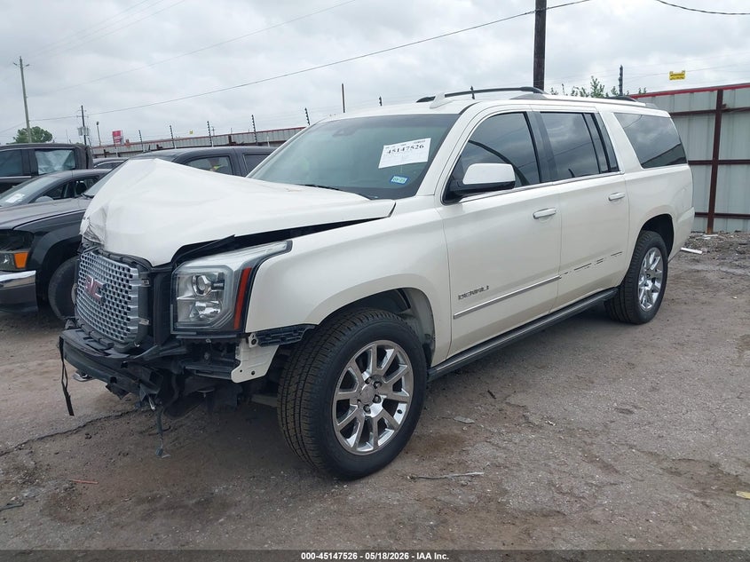 Vin: 1gks1jkj3fr738496, lot: 45645165, gmc yukon xl 1500 denali 20152