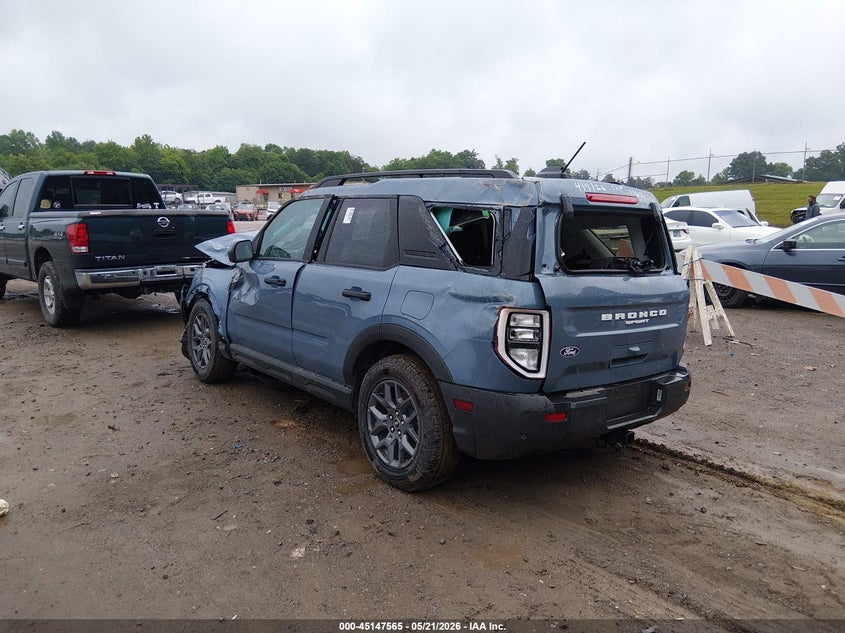 Vin: 3fmcr9bn8tre11162, lot: 45645204, ford bronco sport big bend 20263