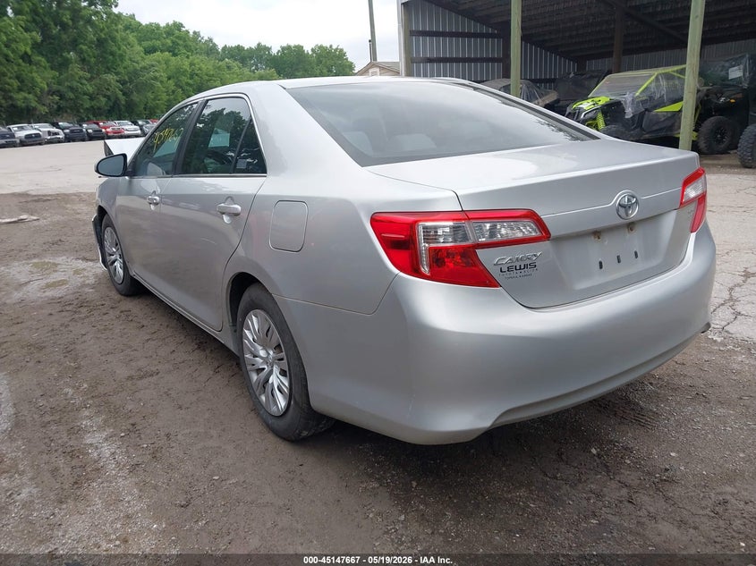 2012 TOYOTA CAMRY SEDAN 2.5L I-4 DOHC, VVT, 173HP