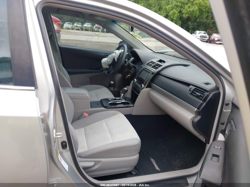 2012 TOYOTA CAMRY SEDAN 2.5L I-4 DOHC, VVT, 173HP
