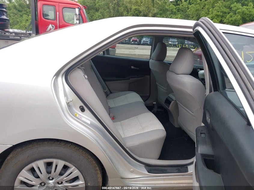 2012 TOYOTA CAMRY SEDAN 2.5L I-4 DOHC, VVT, 173HP