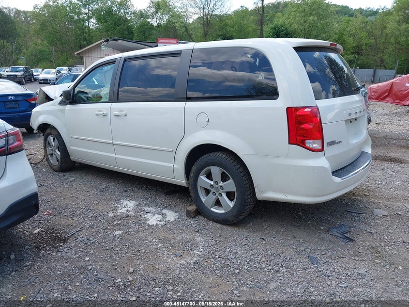 Vin: 2c4rdgbg5dr762847, lot: 45645339, dodge grand caravan se 20133