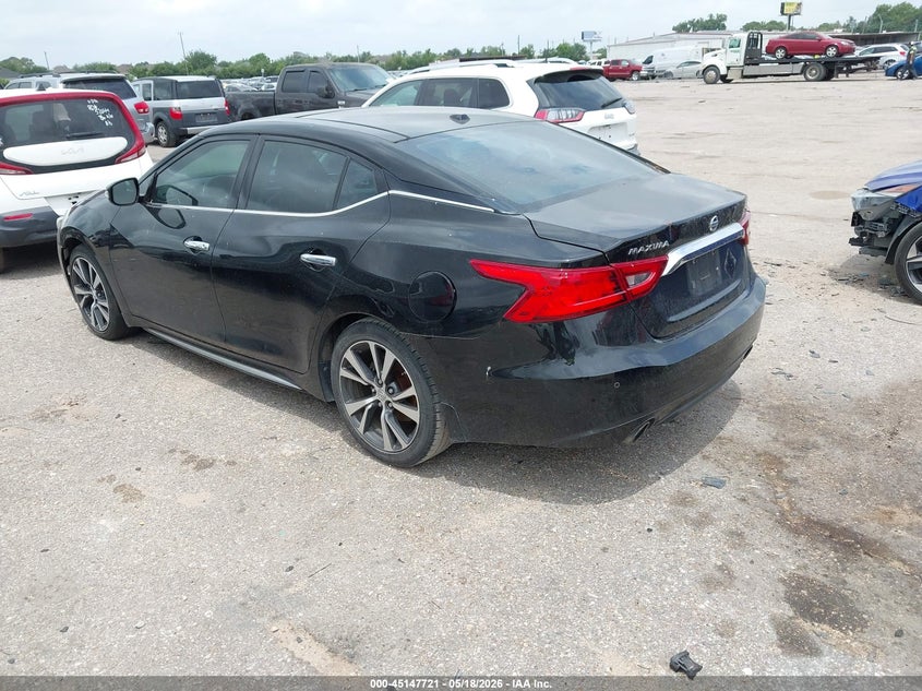 Vin: 1n4aa6ap2gc448562, lot: 45645360, nissan maxima 3.5 sl 20163