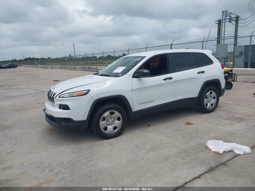 2016 Jeep Cherokee Sport 1C4PJLAB0GW275257 photo 1