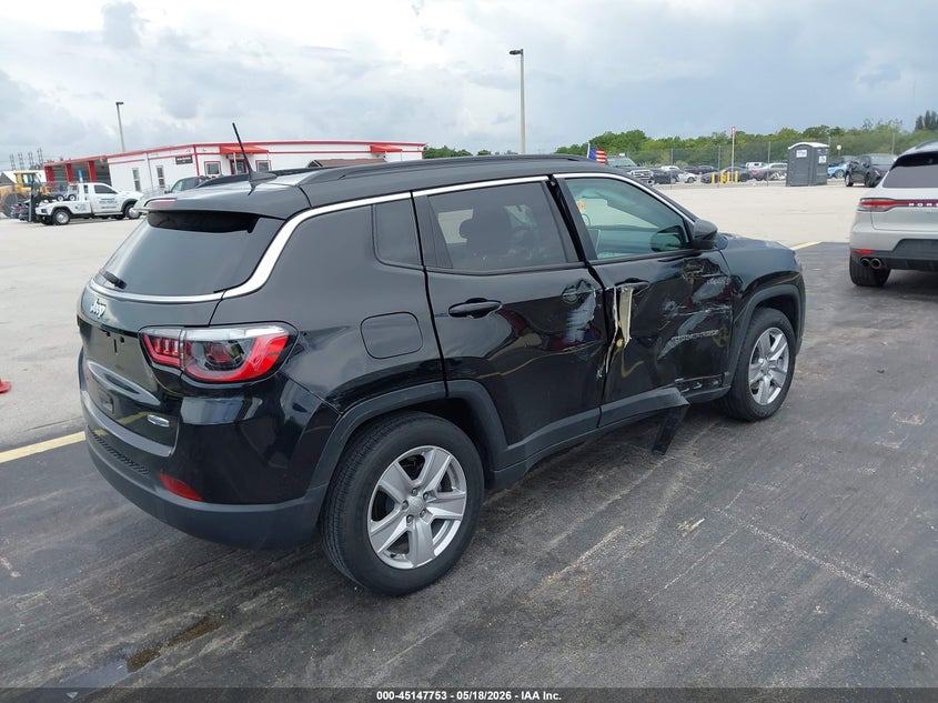 Vin: 3c4njcbb1nt236900, lot: 45645392, jeep compass latitude fwd 20224