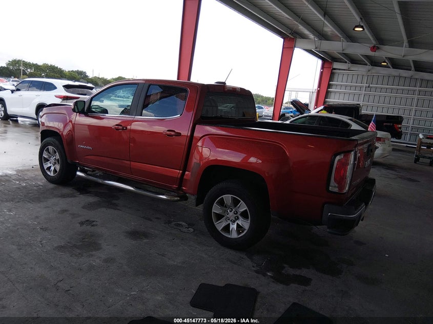 Vin: 1gtg5be30f1233653, lot: 45645412, gmc canyon sle 20153