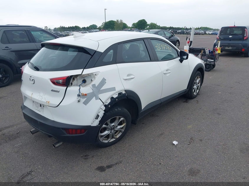VIN: JM1DKDB76J0321748 2018 MAZDA CX-3 SPORT