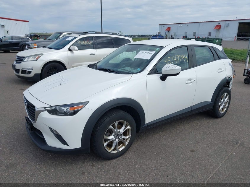 Vin: jm1dkdb76j0321748, lot: 45645433, mazda cx-3 sport 20182