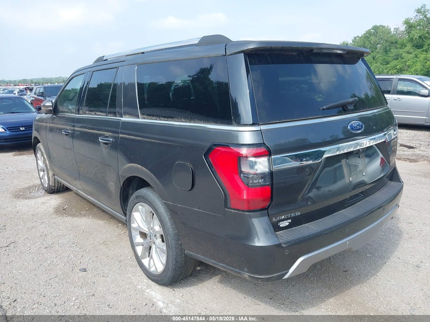 Vin: 1fmjk2at3jea52841, lot: 45645483, ford expedition max limited 20183