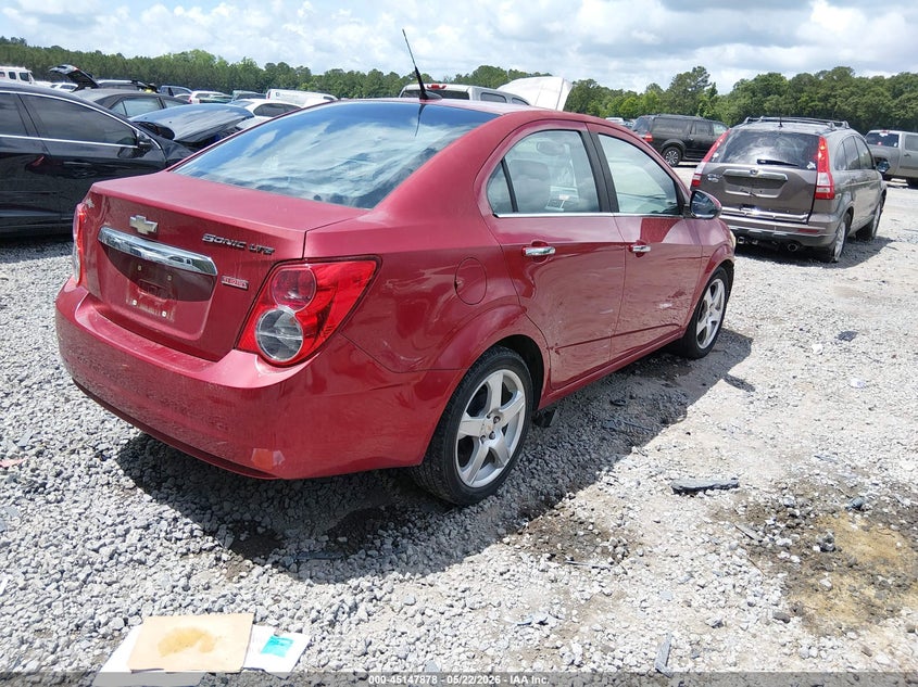 Vin: 1g1je5sb9c4195345, lot: 45645517, chevrolet sonic 2lz 20124