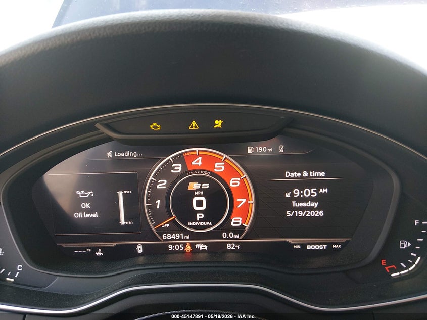2018 Audi S5 3.0T Premium Plus VIN: WAUC4CF59JA072071 Lot: 45147891