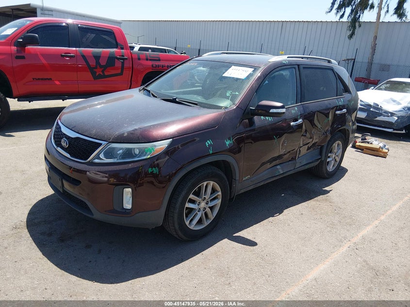 2014 Kia Sorento Lx 5XYKTCA63EG506511 photo 1