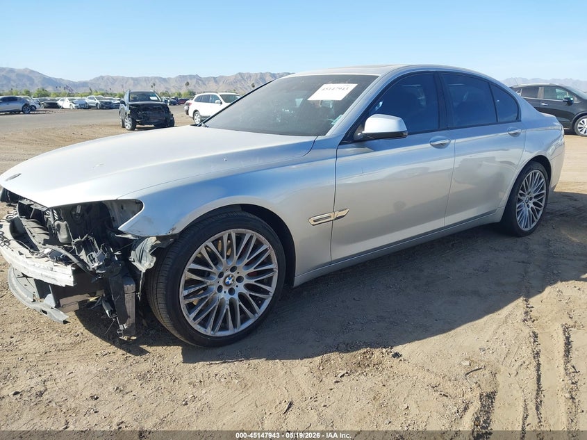 2012 BMW 7er 4.4 750I silver Lot 111045147943 Vin WBAKA8C53CCY37465